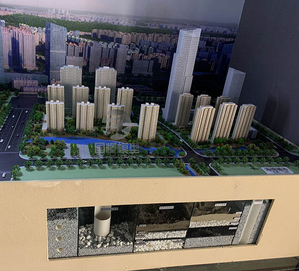 乾安县建筑模型